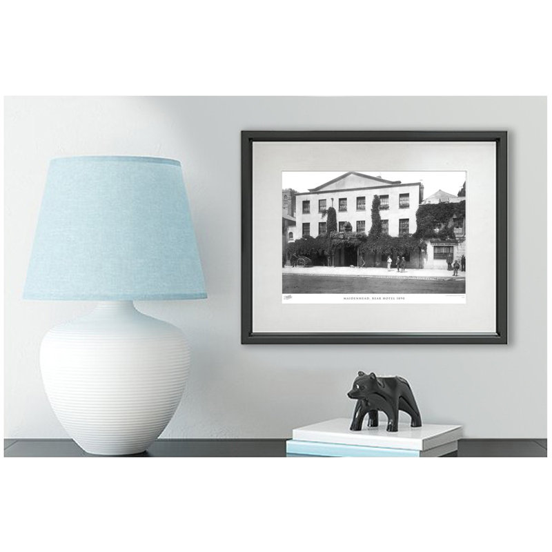Maidenhead, Bear Hotel 1890 by Francis Frith - Single Picture Frame Print, 60cm H x 80cm W x 2.3cm D