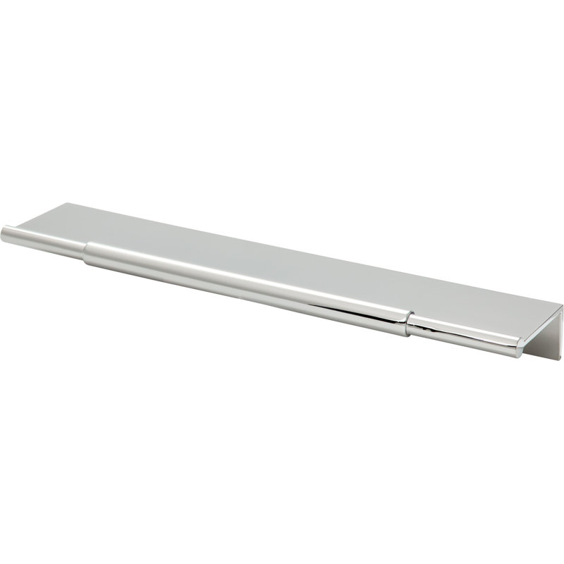 Crestview Finger Pull, Polished Chrome, 6" Center to Center