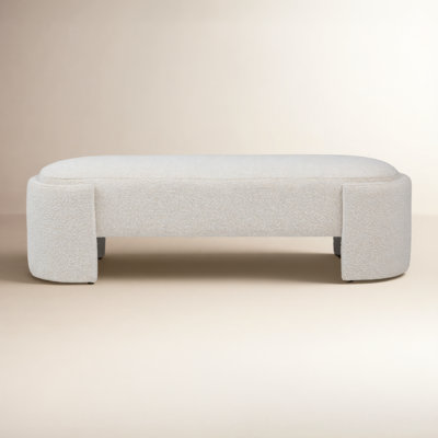 Granduca Boucle Fabric Upholstered Bench