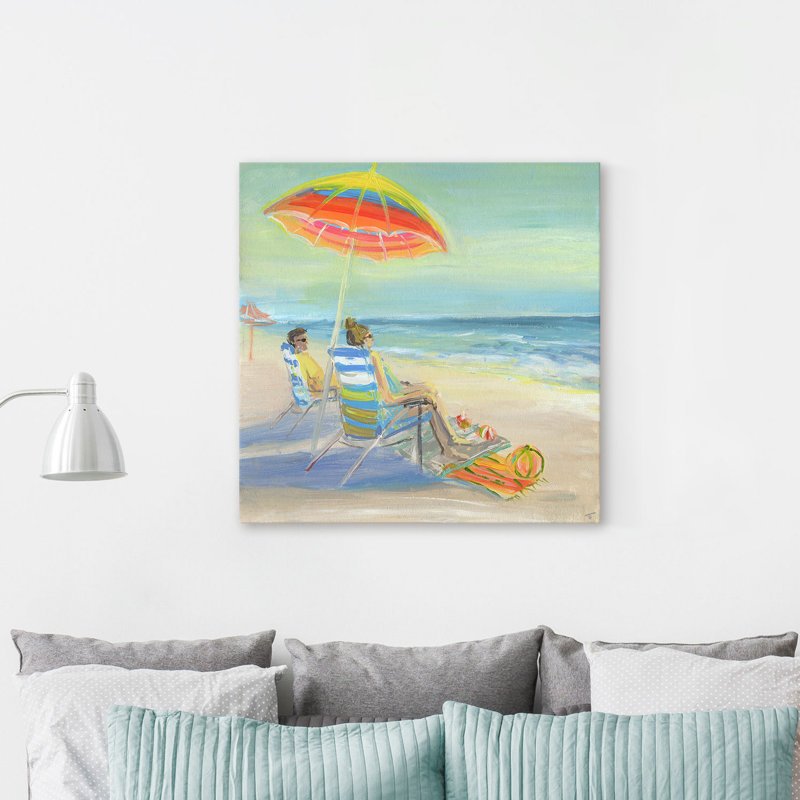 « the best view », reproduction de peinture à l’acrylique sur toile tendue, H 18 po x l 18 po x P 1,5 po