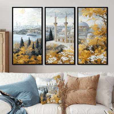Gold Topkapi Palace Ii In Istanbul - Istanbul Wall Art Print Set