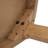 Adden Mid-century Modern Wood Dining Table With Figured Burl Veneer Top, Oak Finish, Curved Edge Design