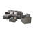3 Pieces Outdoor Conversation Set-1412558986