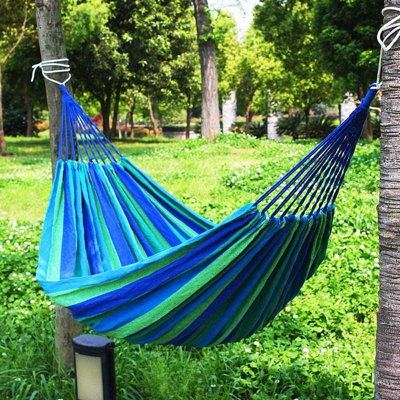 Jardin hamac de camping, hamac portatif avec sac de transport, cour parfaite pour l'extérieur ou l'intérieur du patio