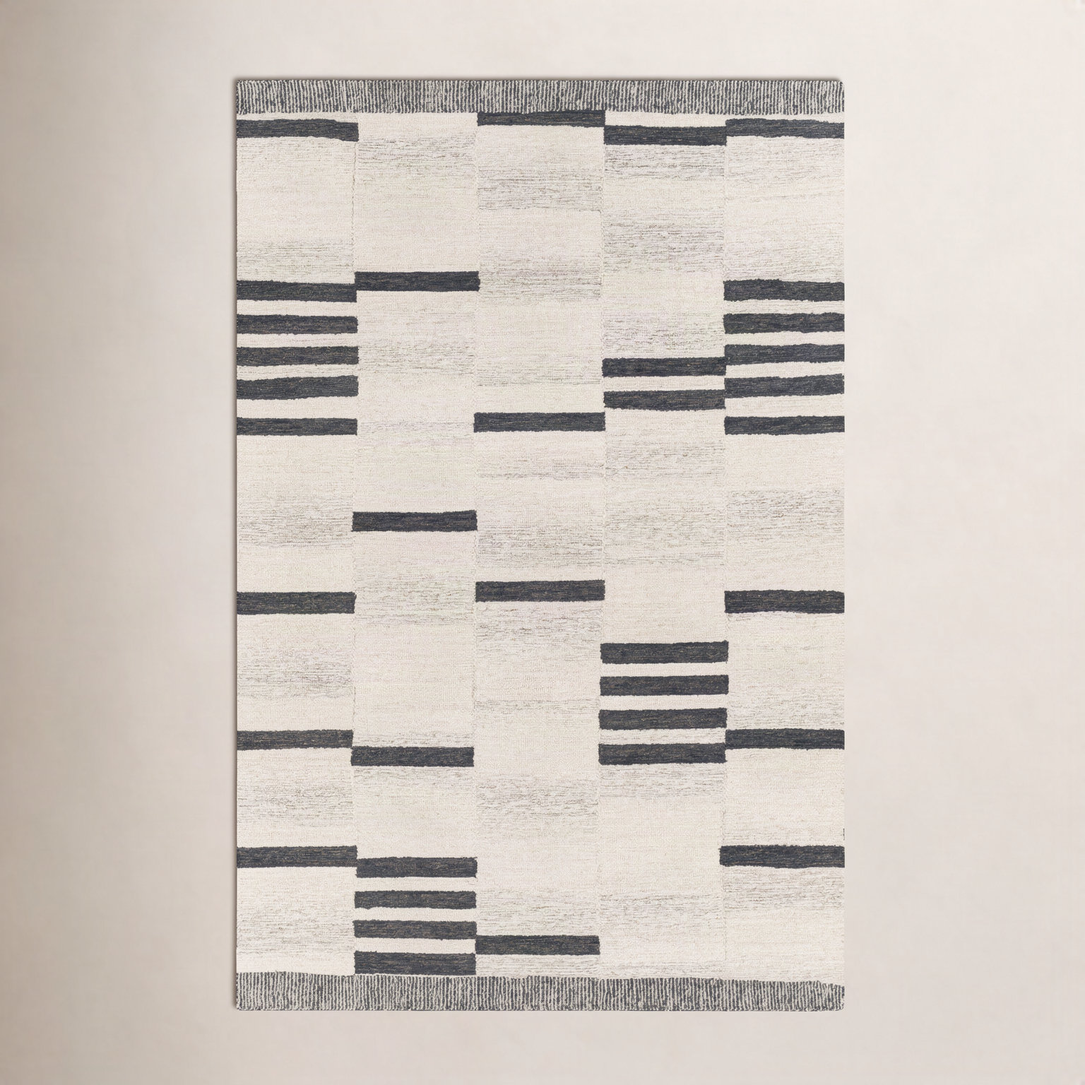 Uptown Hand-Tufted Geometric Rug, Rectangle 4' x 6'