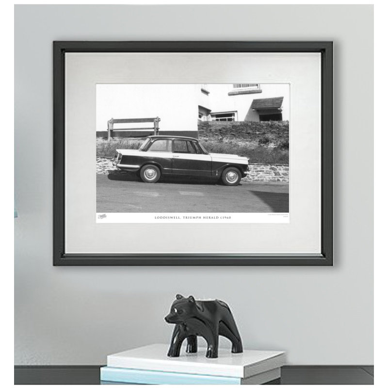 Loddiswell, Triumph Herald C1960 by Francis Frith - Single Picture Frame Print, 60cm H x 80cm W x 2.3cm D