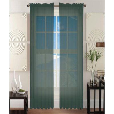 Sheer Sliding Panel Pair