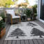 Tapis gris arbre de Noël lavable à la machine intérieur / extérieur Xhevrie-1909034944