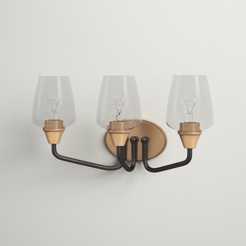 Roseta 3 - Light Dimmable Vanity Light, Bronze/Antique Brass