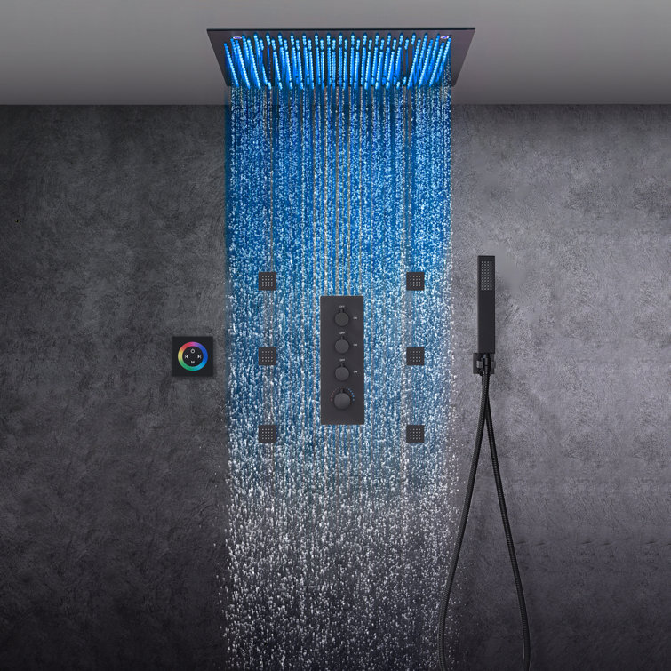 Thermostatic All-In-One Kit with Rough in-Valve