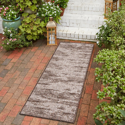 Tapis d'extérieur moderne Brown_Unique Loom Cartago