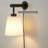 Plug-In Wall Sconces Set Of 2 With Fabric Shade, In-Line On/Off Switch, And Included LED Bulbs For Bedroom, Living Room, Or Hallway