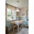 1-Light 8.5" Scalloped Ceramic Crown Pendant