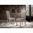 Iris Weathered White Wood 5-Piece Dining Set