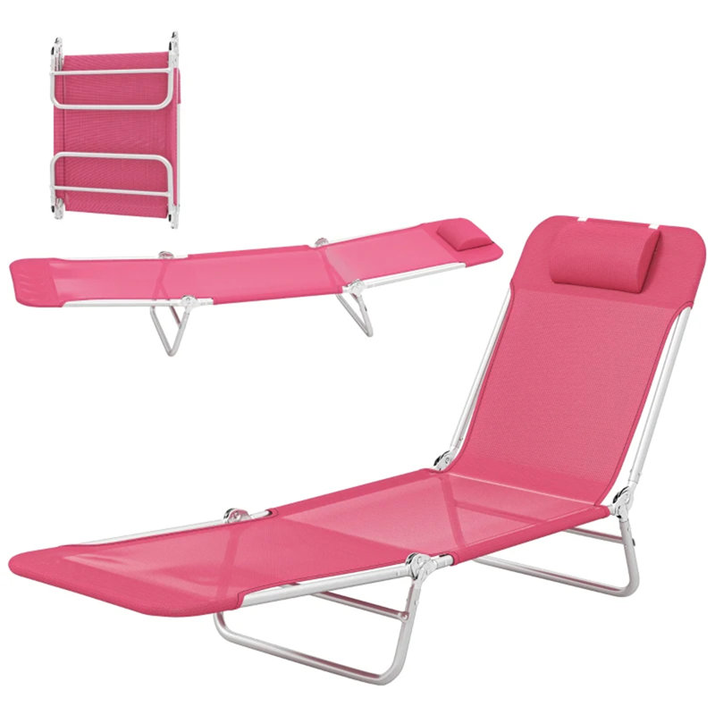 Comfortable Tanning Chair, Pink