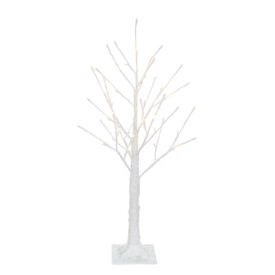 White Pre-Lit Christmas Tree