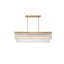 Lustre Harlow de 53 pouces en or satiné-704922052