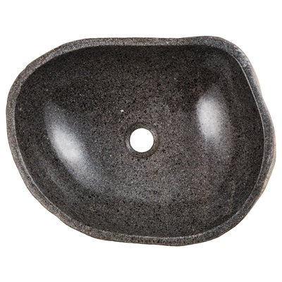 Belfry Bathroom Augustus 470mm L x 380mm W Grey Stone Specialty Sink