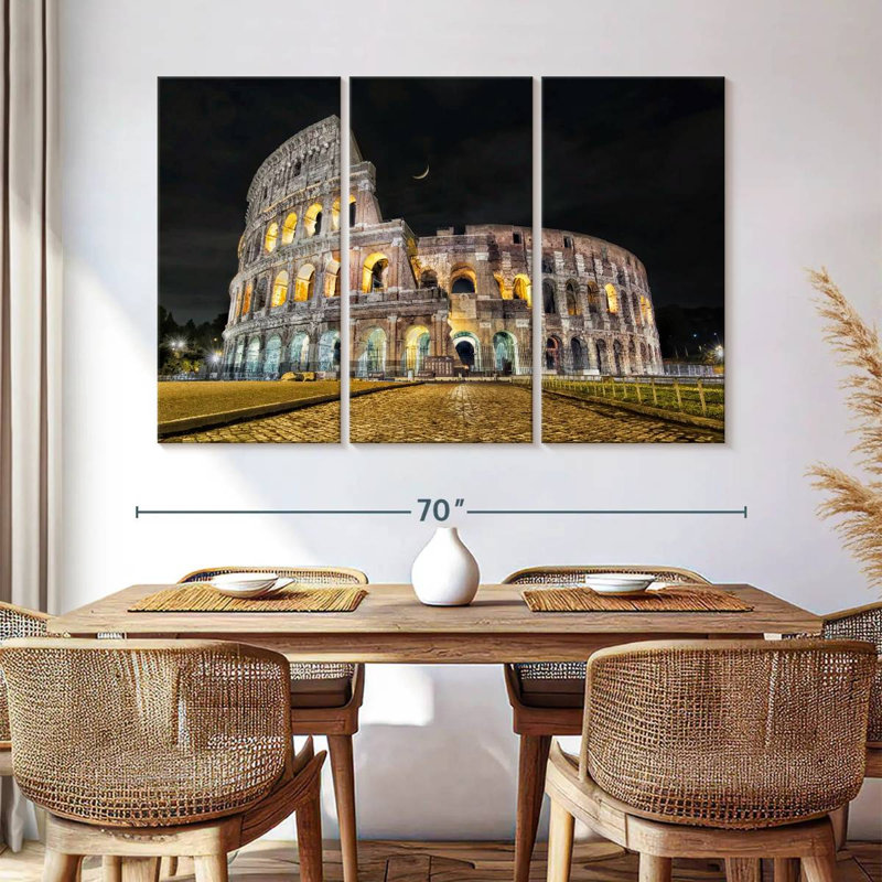 Lilie The Roman Coliseum After Dark, 24" H x 38" W