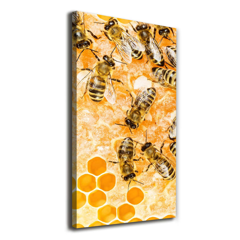 Working Bees - Wrapped Canvas Print, 140cm H x 70cm W