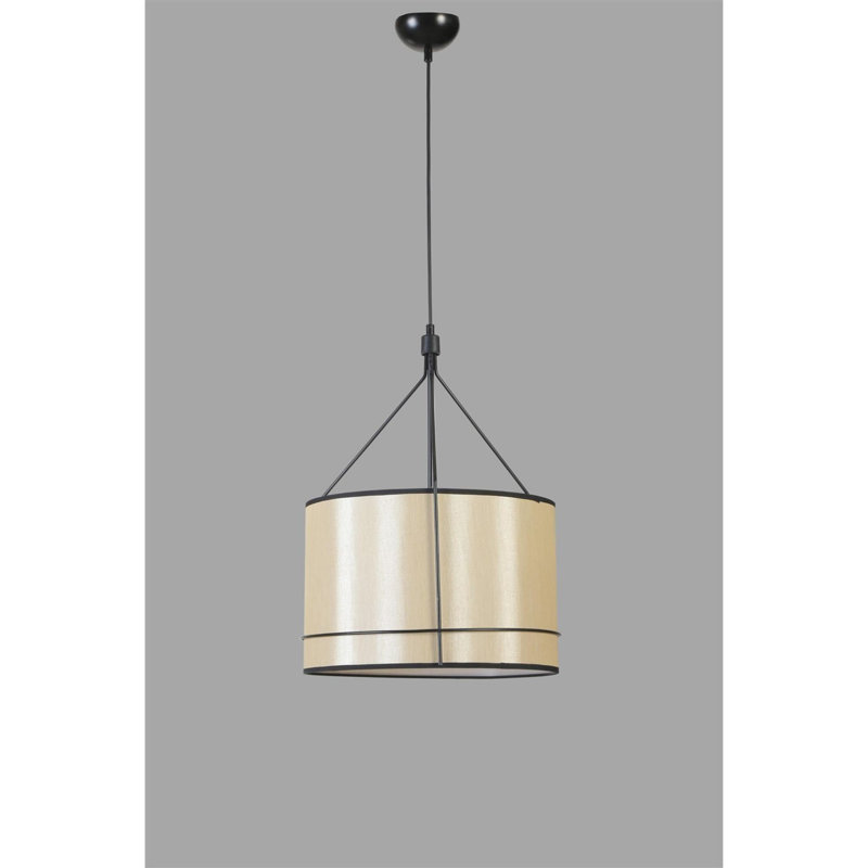 Chandle Chandelier, Black/Beige