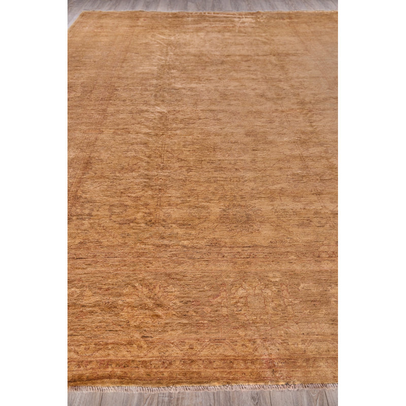 Hand-Knotted Ziegler 11'9" x 17' Wool Area Rug