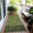 Machine Washable Indoor/Outdoor Xhevrie Olive Rug-794952828