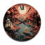 Horloge murale en bois massif Songer-812515574