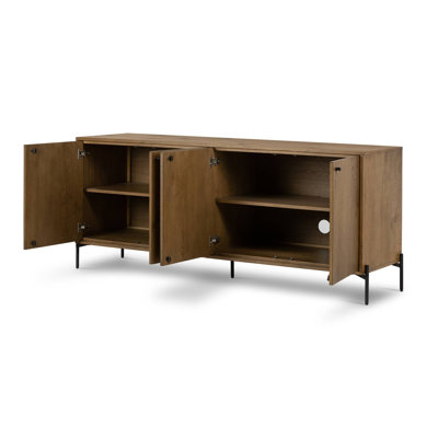 Aceton 75.5'' Solid Wood Sideboard