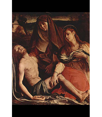 «Christ and Maria Magdalena» par Bronzino, reproduction d'art