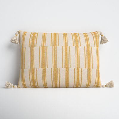 Robina Tassels Cotton Lumbar Pillow Cover
