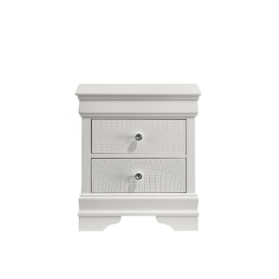 Table de chevet 2 tiroirs de style moderne