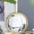 Round Mirror, Circle Mirror With Iron Frame-1052286339