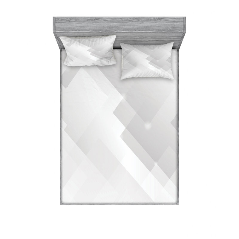 Microfiber Sheet Set, Queen Sheet Set with Fitted Sheet