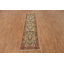 Tapis de couloir unique en coton 9 pi 10 po x 2 pi 6 po beige et ivoire