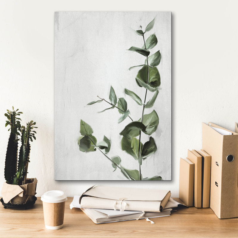 «Eucalyptus» par Svetlana Aleynikova, art mural sur toile, H 26 po x l 18 po