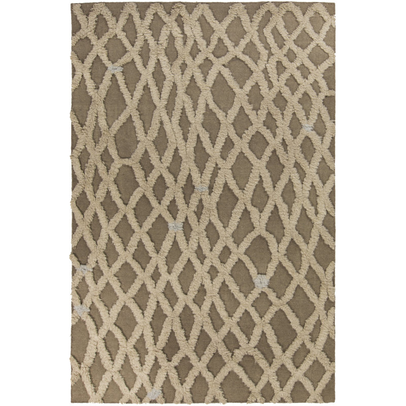 Aubriana Wool Oriental Indoor Rug, Rectangle 8' x 11'