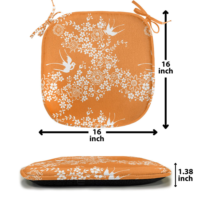 Outdoor 16'' Dining Chair Seat Cushion