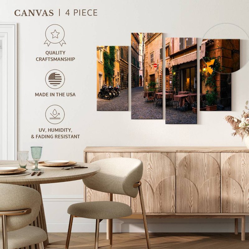 Sirci, rue italienne, restaurant, H 22 po x l 36 po