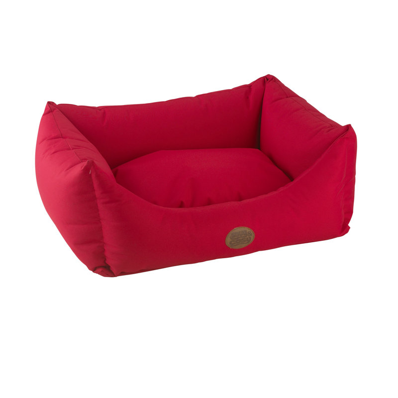 Ilene Pet Bed, Red, 36 cm H x 108 cm W x 90 cm D