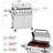 Royal Gourmet 6-Burner BBQ Liquid Propane Gas Grill with Sear Burner and Side Burner, White