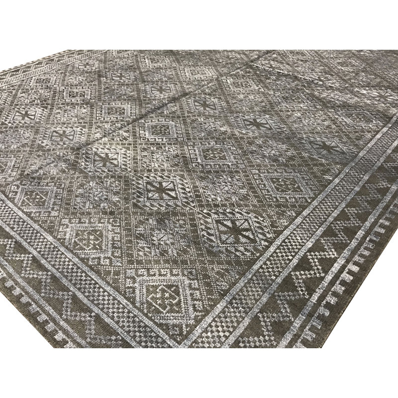 La Ciel One-of-a-Kind Rectangle 12' X 18' Hand Knotted Area Rug