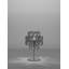 Minigiogali Table Lamp Crystal Smoky Glossy Chrome E26 Ul-1403366010-1403366013