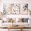 Blush Leaf Accent - ensemble de 3 encadrements de feuilles de sauge