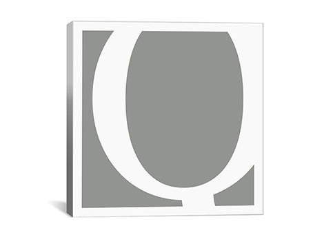 The Type - reproduction sur toile, H 37 po x l 37 po x P 1,5 po, Q