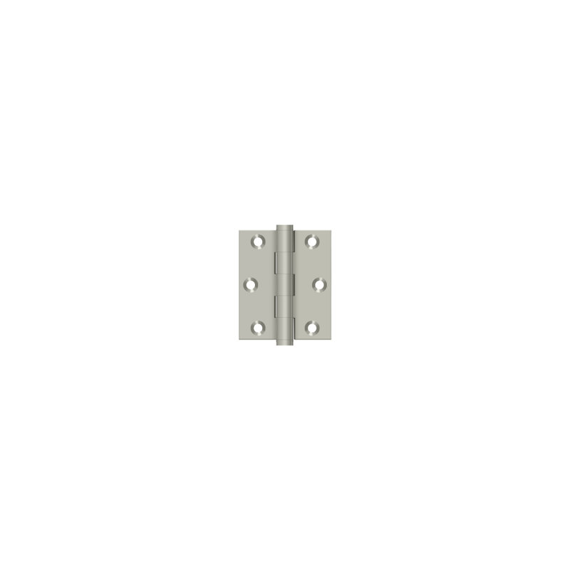102'' x 102'' Butt Bearing Hinge, Brushed Nickel