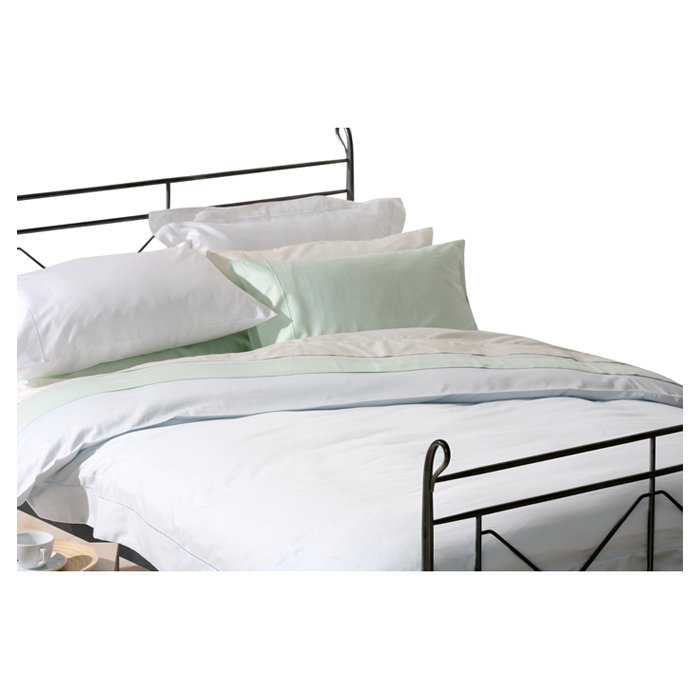Plain Dye 400 TC Egyptian-Quality Cotton Cotton Solid Colour Duvet Cover, Mulberry, Single Duvet Cover