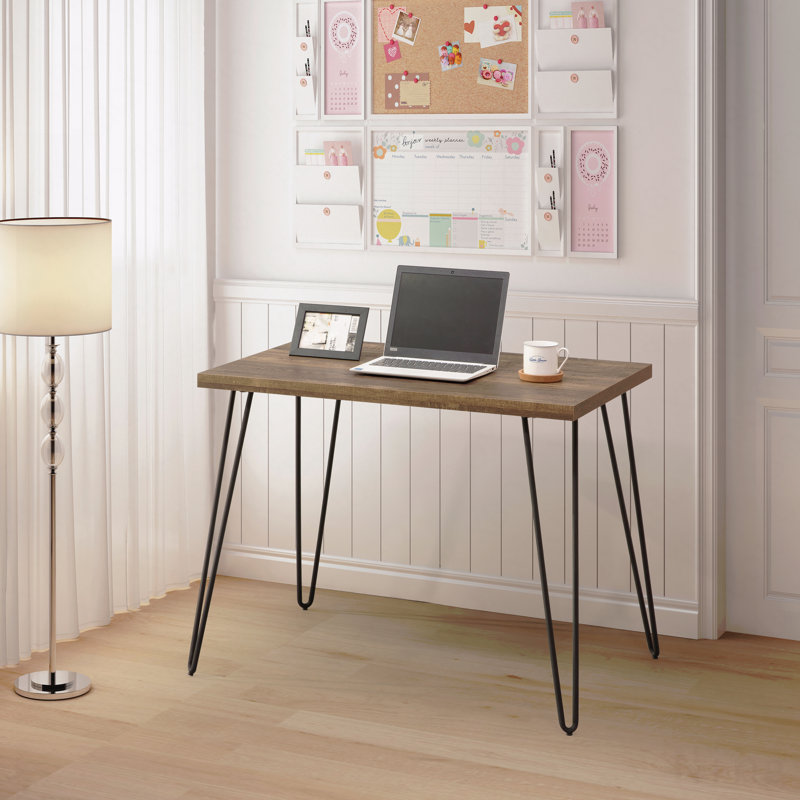 Bureau rustique en chêne