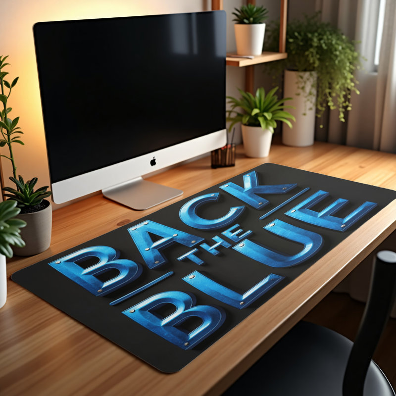 Polyester Desk Pad, 14.4x12.1