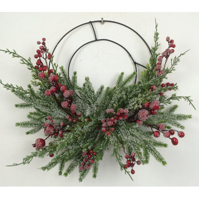 Faux Berry 24'' Wreath